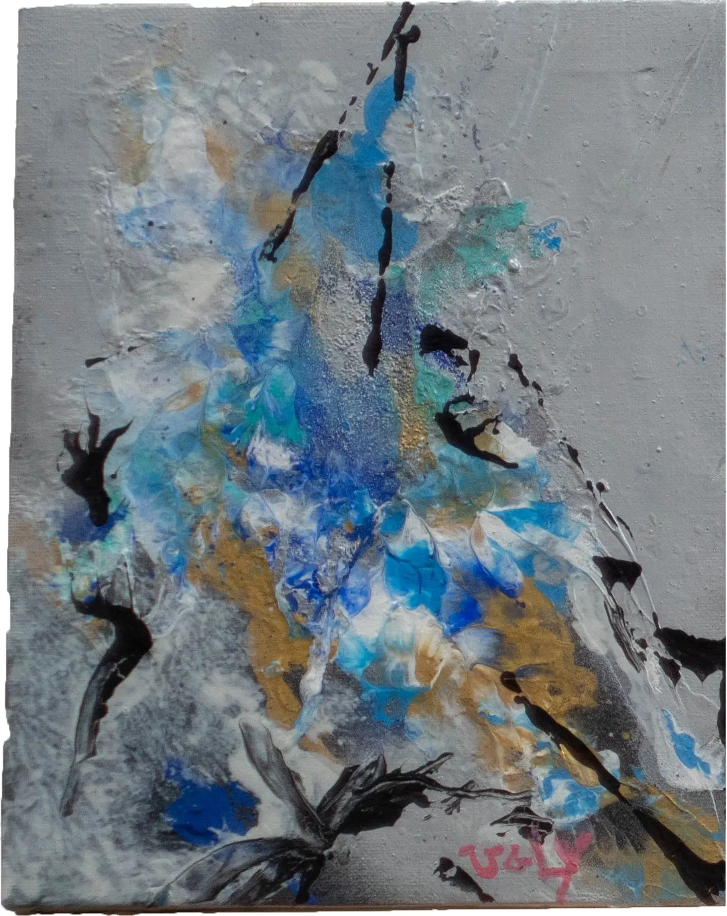L'âne et le loup, première toile du diptyque, œuvre de Robert Bibeau