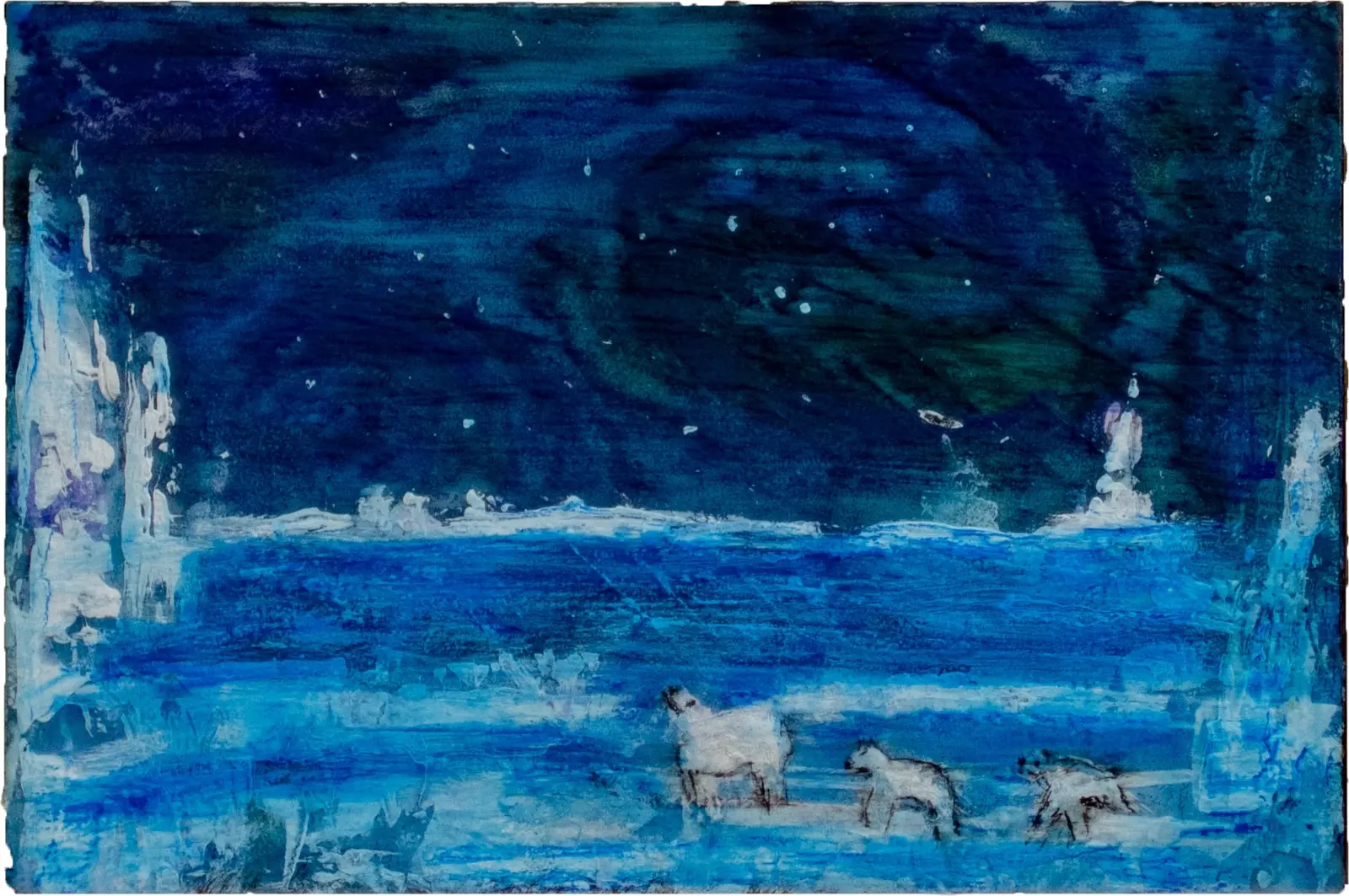 Mer aux animaux — peinture Van Ugly omise, photo source export Google Drive
